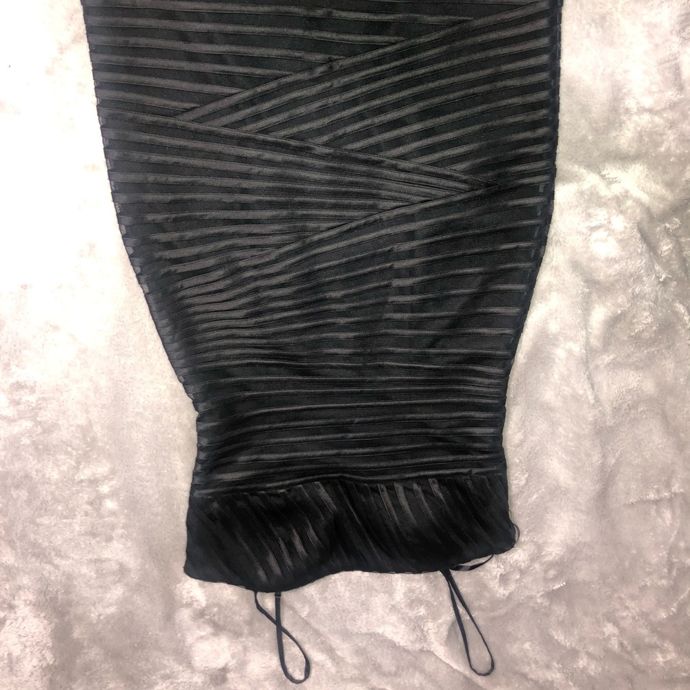White House Black Market Black Midi Dress